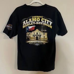 Harley-Davidson black spell out tshirt size men’s medium